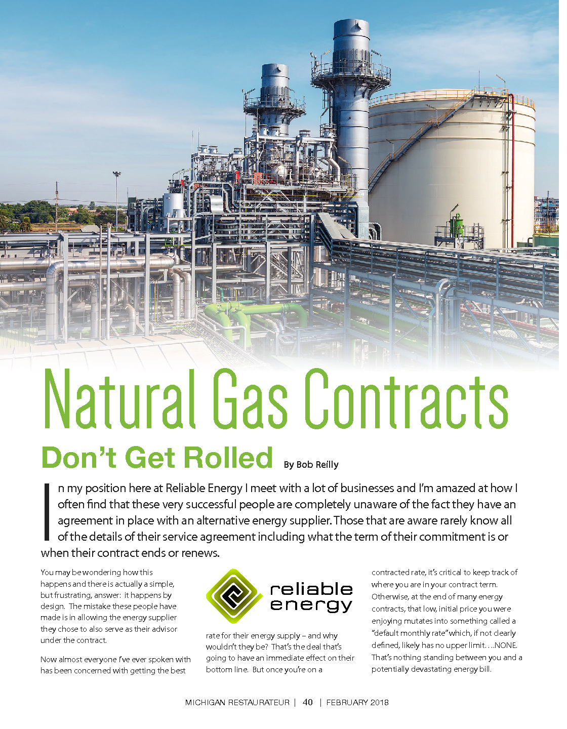 Reliable Energy – Feb 18
