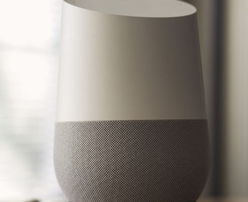 Google Home on table